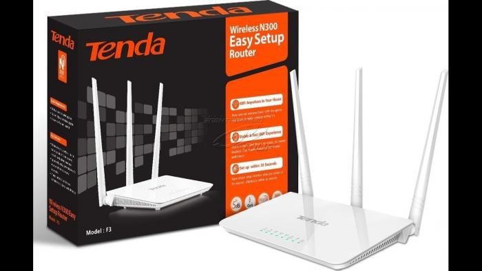 Роутер маршрутизатор WIFI Router 3 ANT TENDA F3
