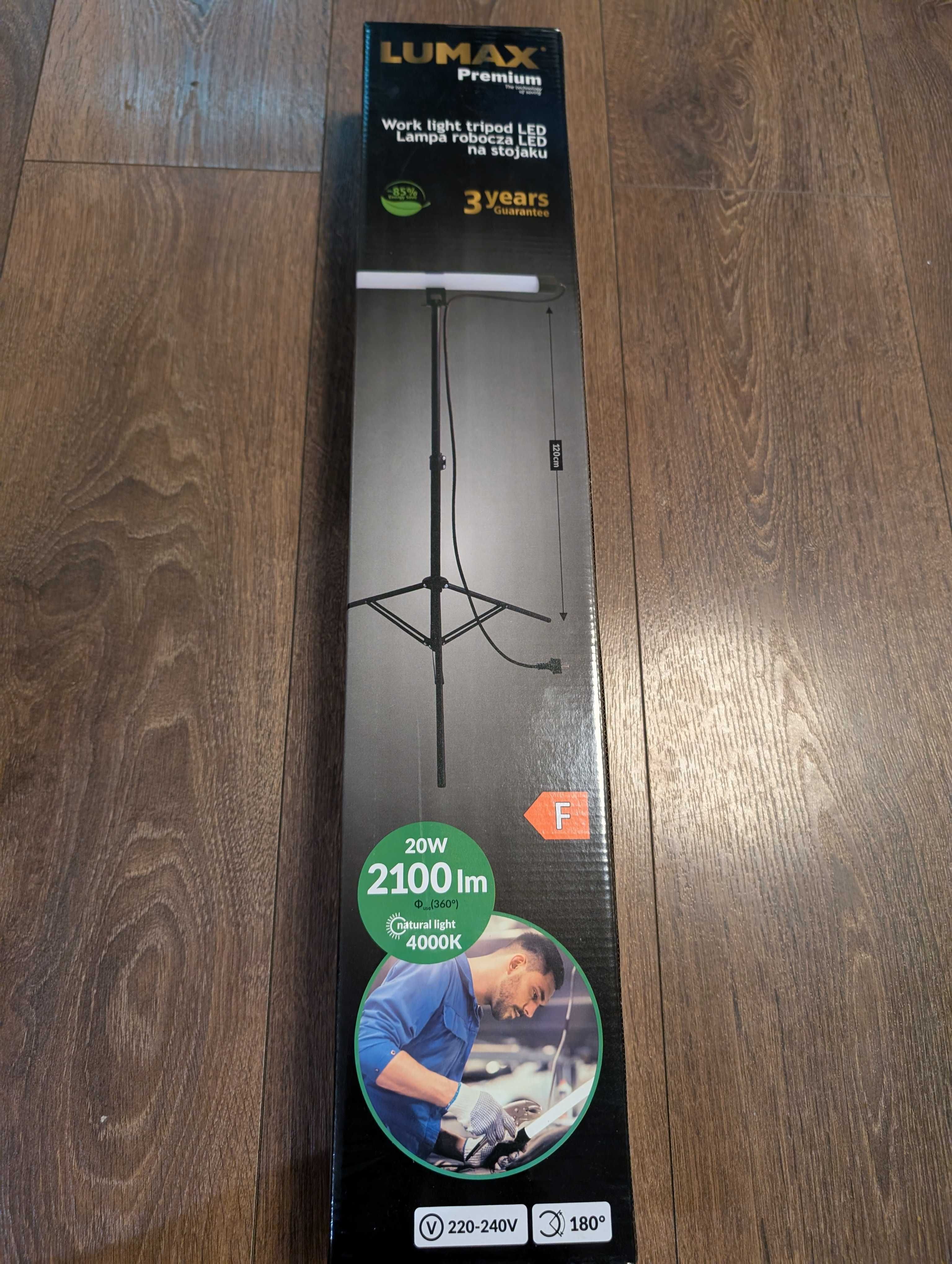STATYW + TUBA 20W 2100lm 840 IP20 LFP100 warsztat stojak tripod