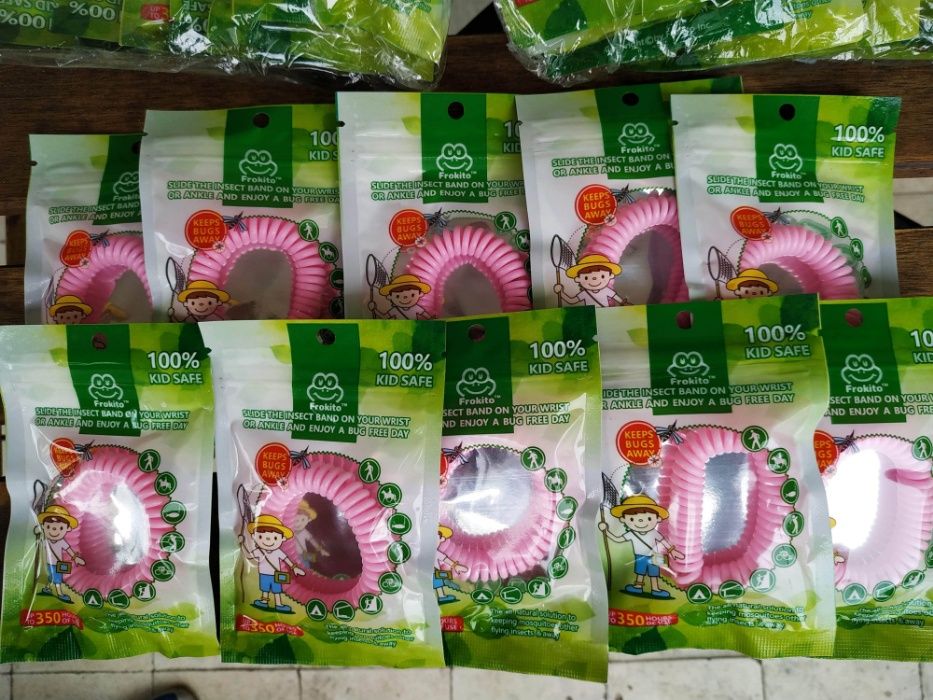 Pulseira Repelente de Mosquitos e Insectos