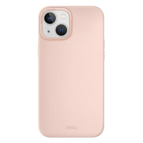 Uniq Etui Lino Iphone 14 / 15 / 13 6,1" Różowy/Blush Pink