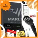 Wallbox Carregador Parede - 7 kw - C/ APP e Cartões - 7,5 metros Cabo
