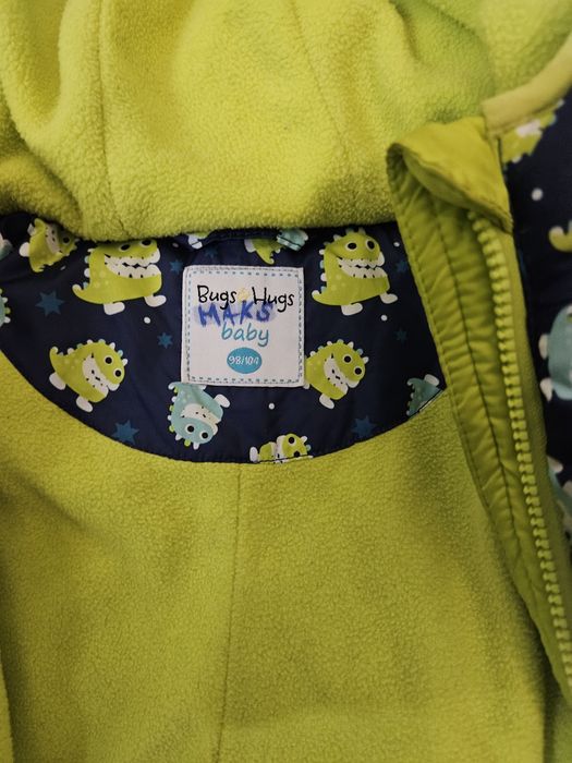 Kombinezon zimowy 98/104 w potworki Bugs&Hugs