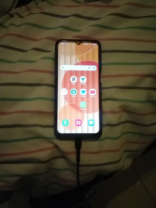 Samsung A23 5G - com capa de telemóvel - vidro ligeiramente riscado