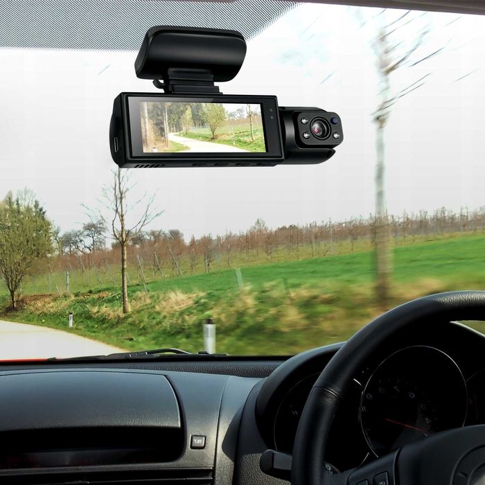 Kamera samochodowa podwójna ŚRODEK Full HD wideorejestrator 1080P