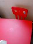 Conjunto de mesa e cadeira para criança