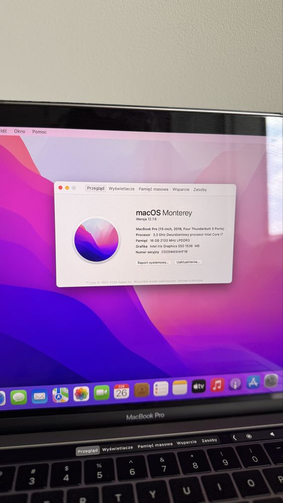 MacBook Pro 13-inch, 2016