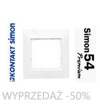 Simon 54 Premium DR1/11 Ramka 1- krotna, biały
