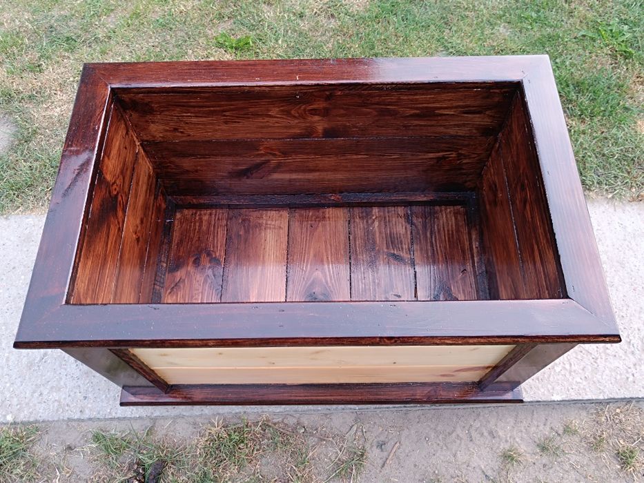 Doniczka (donica) ogrodowa drewniana Duża