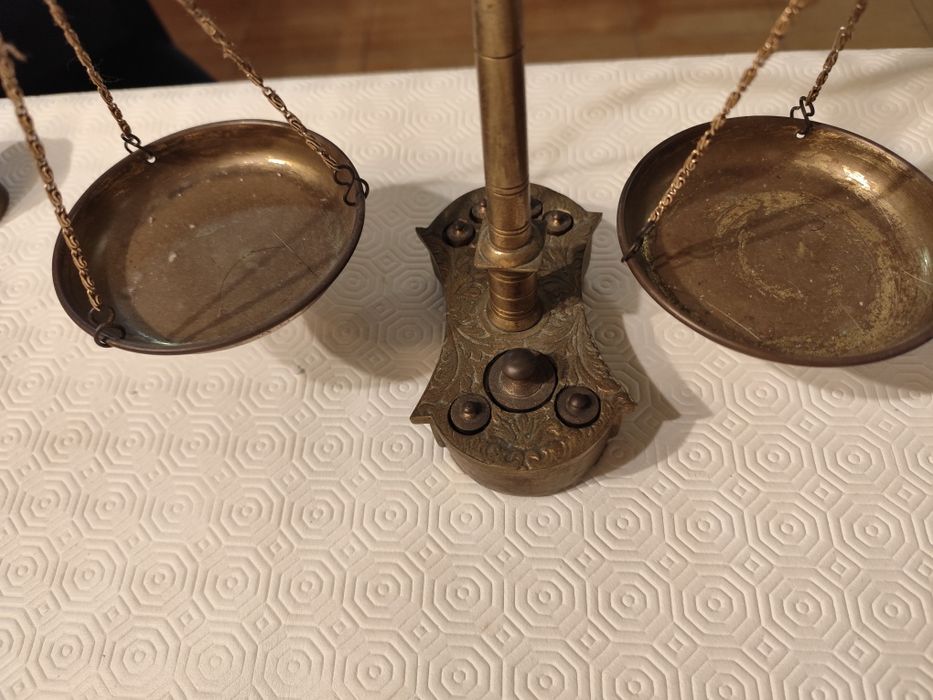 Balança de bronze coleção