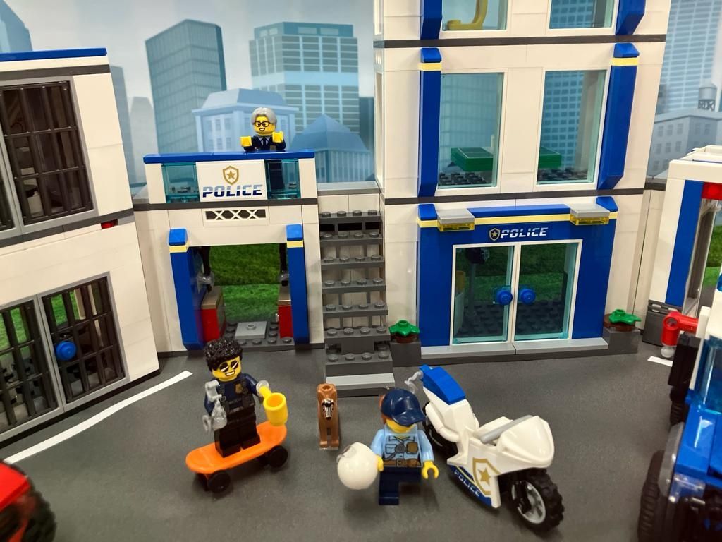 Lego City com mostruário