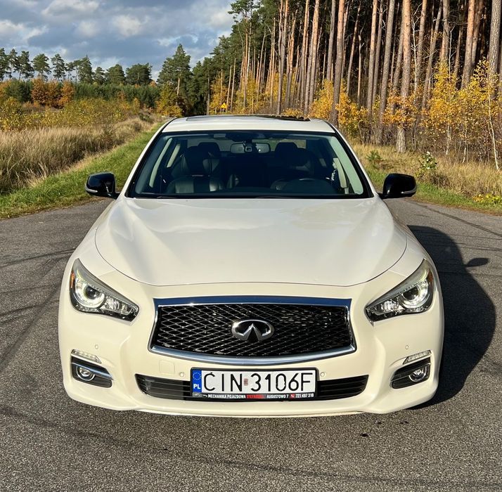 Infiniti Q50 INFINITI Q50 3.5 Benzyna Hybrid Hybryda 2016 rok Super Stan 364km