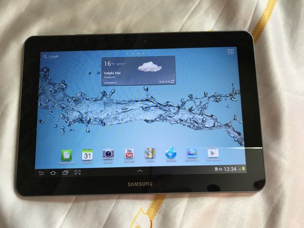Отличный Samsung Galaxy Tab  10 дюймов, 3G+Wi-Fi. 16 GB.