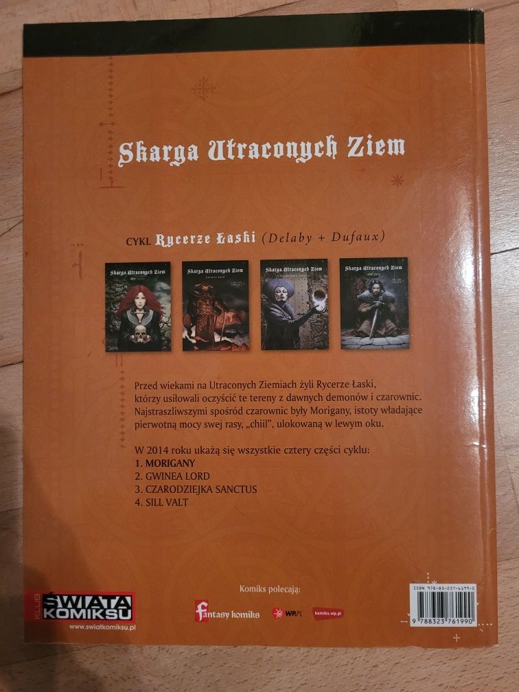 Komiks "Skarga utraconych ziem, Morgiany"