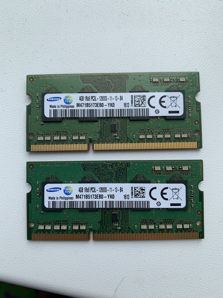 DDR3 so dimm 8GB (4+4) для ноутбука