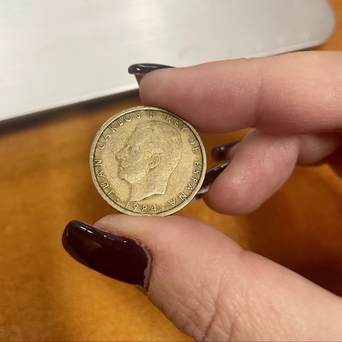 Moeda Cien Pesetas Juan Carlos 1984