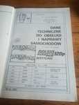 Dane techniczne do obsługi i naprawy samochodów Polski Fiat 126p bis
