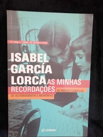 Livro "As minhas recordações" de Isabel García Lorca - Novo