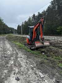 Wynajem minikoparki Kubota u27