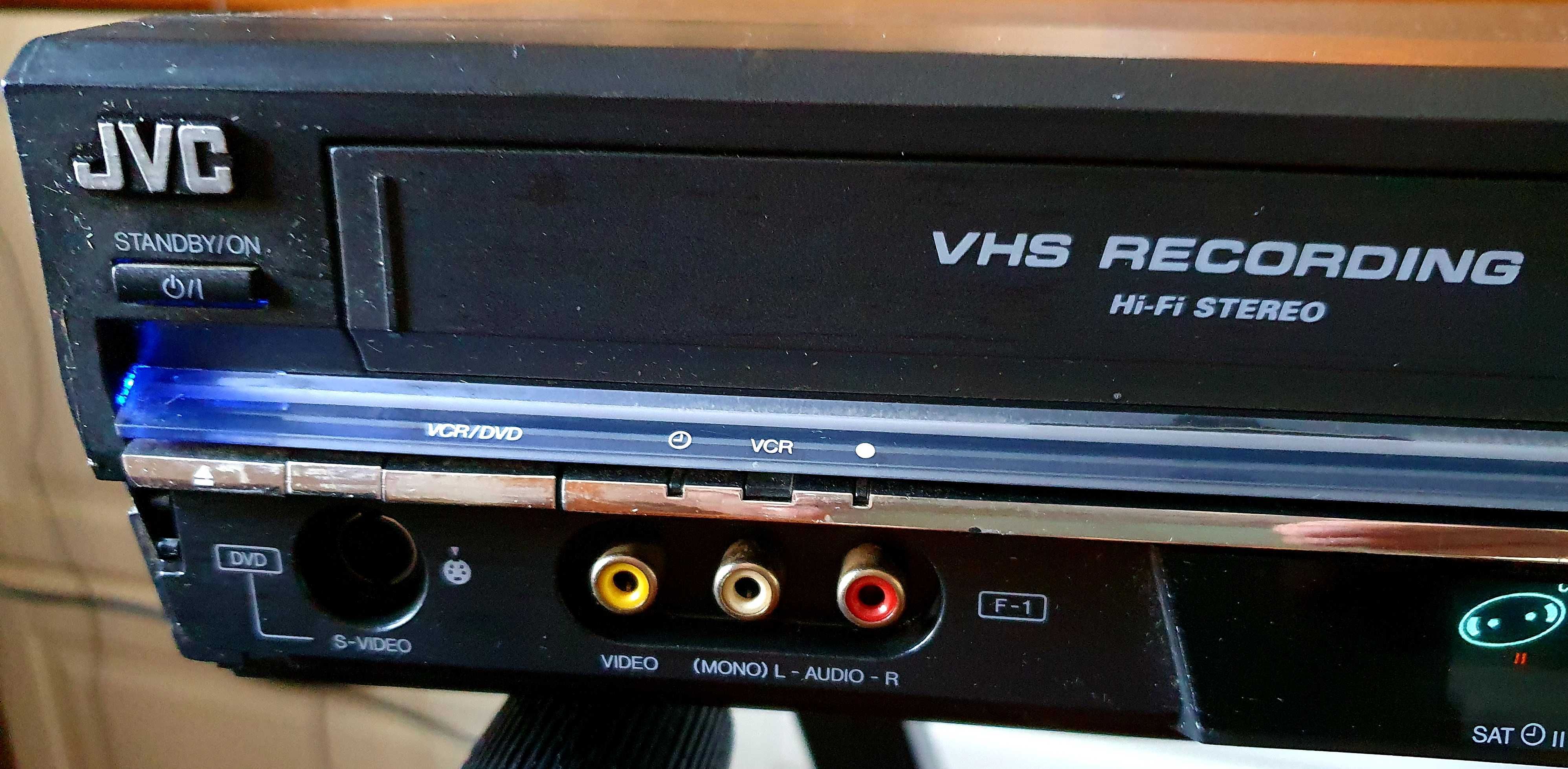 Kombo JVC- do przegrywania kaset VHS na plyty DVD