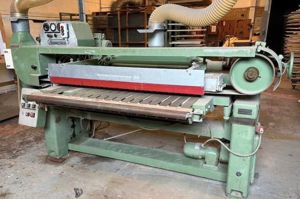 szlifierka szerokotaśmowa przelotowa Heesemann