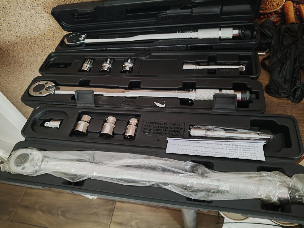 Klucz dynamometryczny 3szt