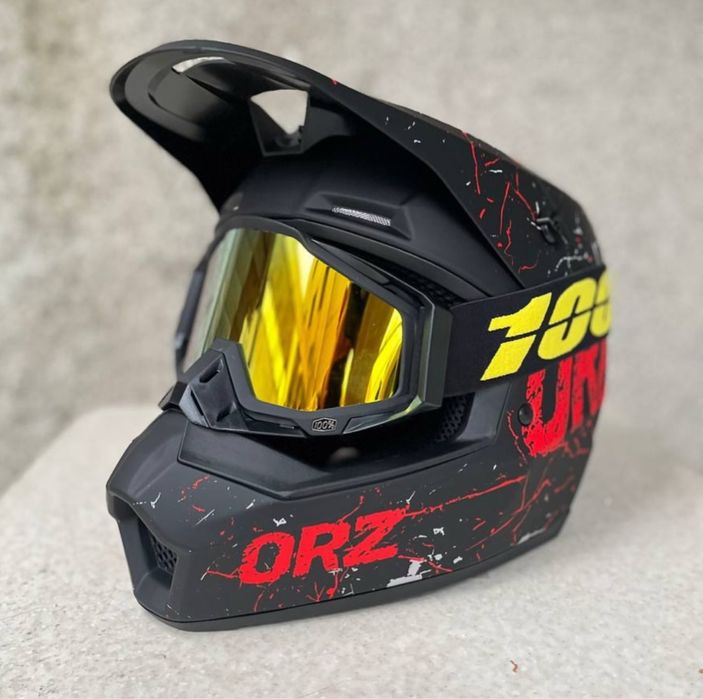 Мотошолом Ендуро кросовий, ендуро шолом ATV + ПОДАРУНОК