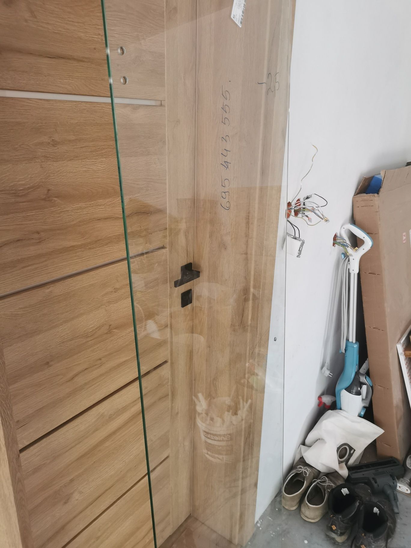 drzwi kabiny prysznicowej 194x 61 cm 8 mm
