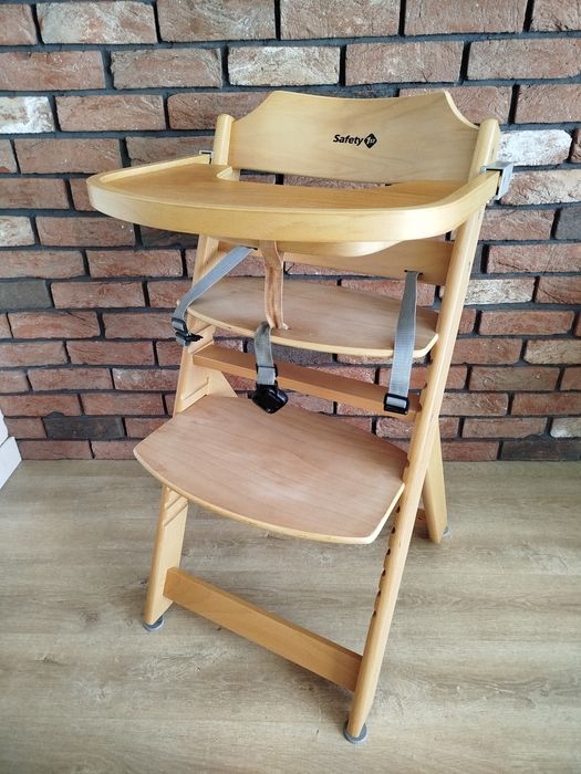 Krzesełko do karmienia drewniane Safety First Timba