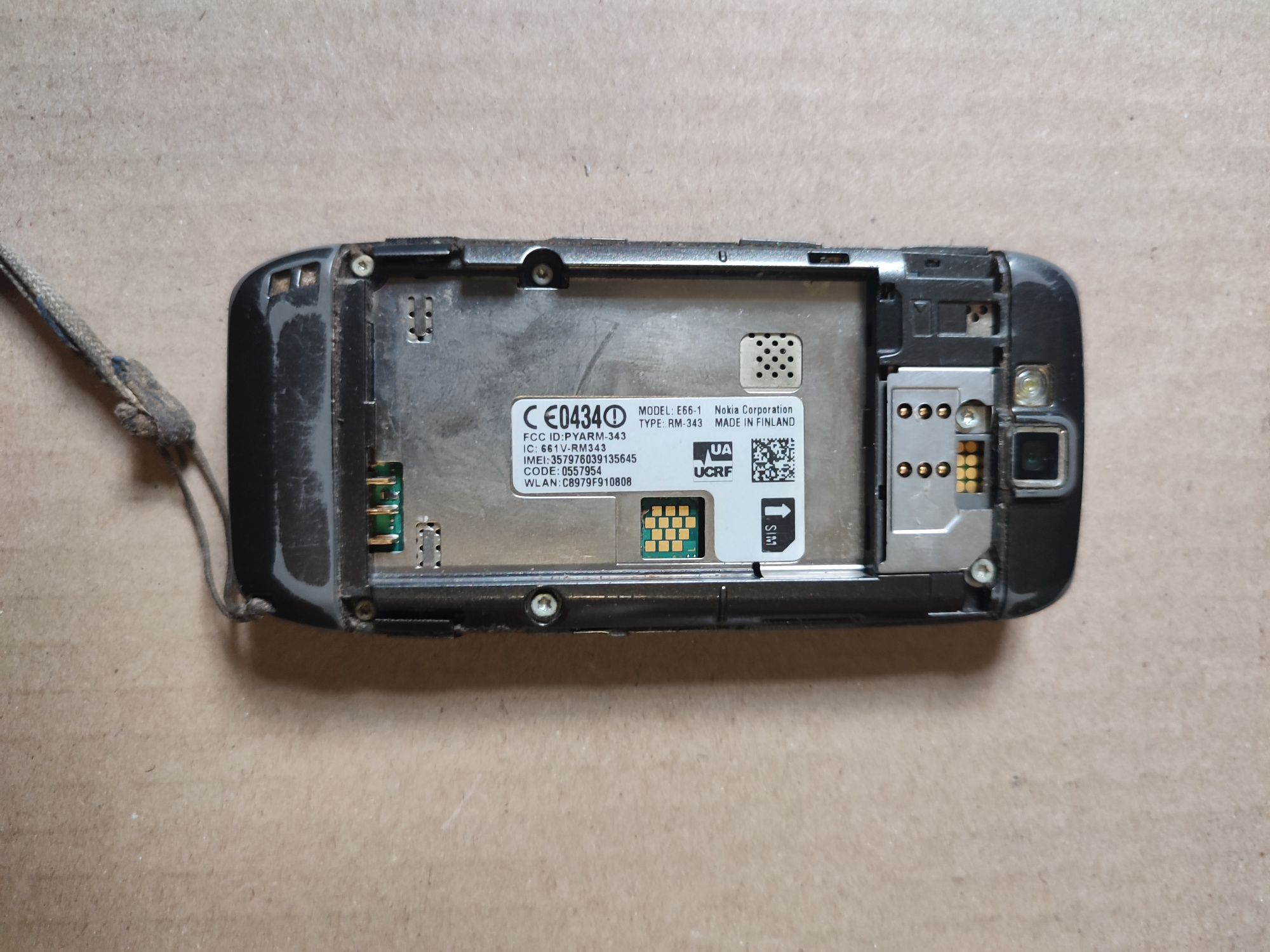 Nokia E66 rm 343
