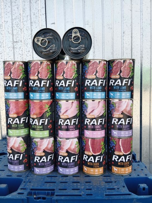 Karma puszka Rafi 24x400 mix smaków