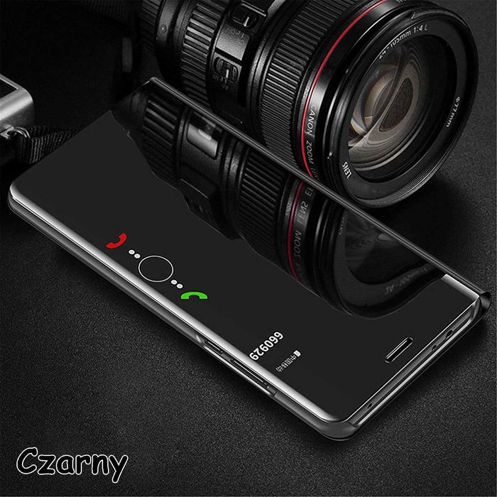 Etui Flip Clear View do Samsung Galaxy A32 5G + Szkło Hartowane
