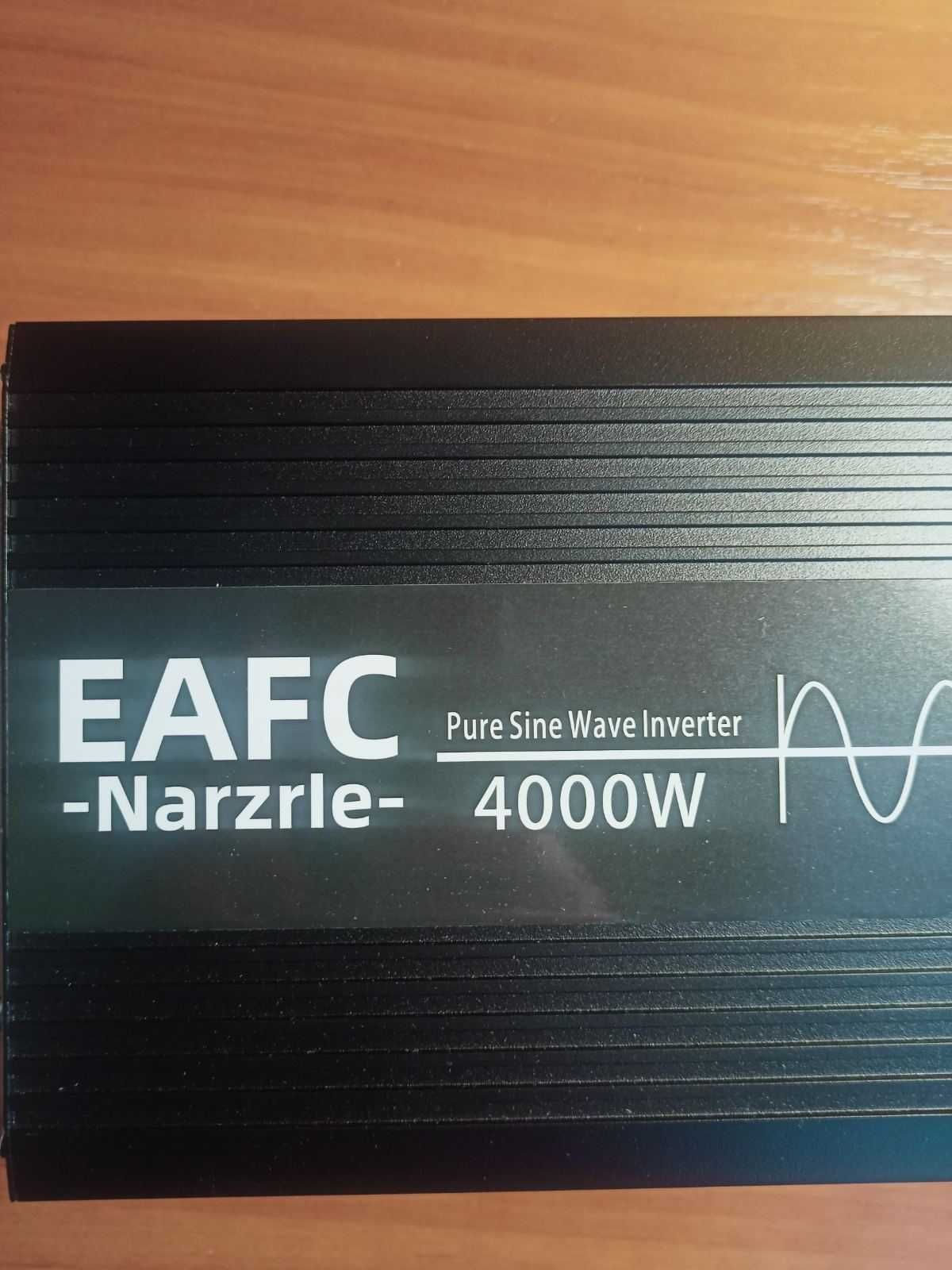 Инвертор EAFC с чистой синусоидой.  4 Квт. 4000W. 12V => 220V. Защита