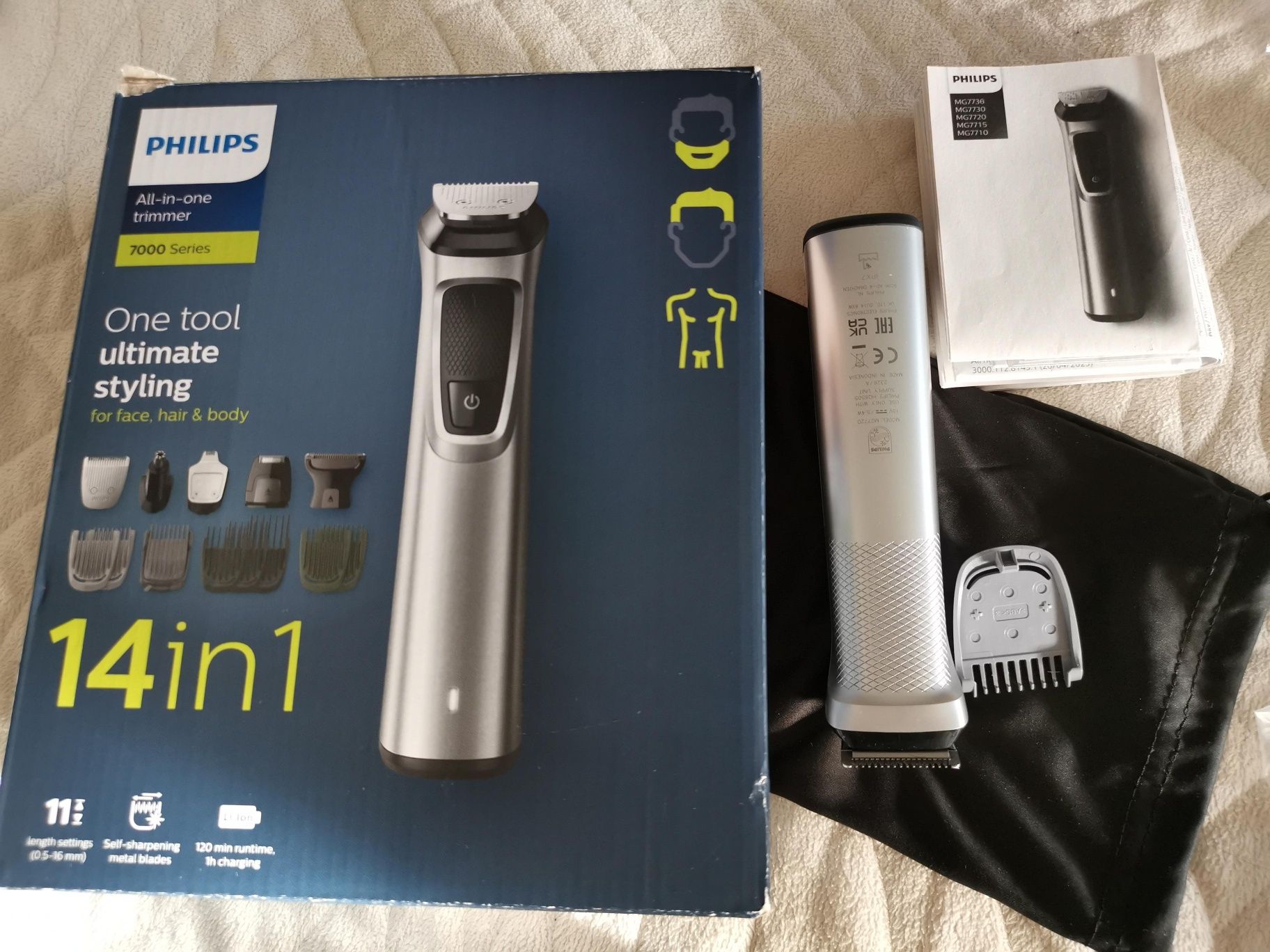 Golarka Philips Multigroom z serii 7000 14 w 1