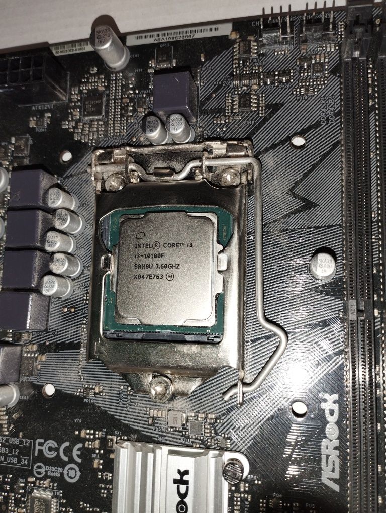 Płyta główna H410M-HVS z procesorem Intel Core I 10100F     100% Spraw