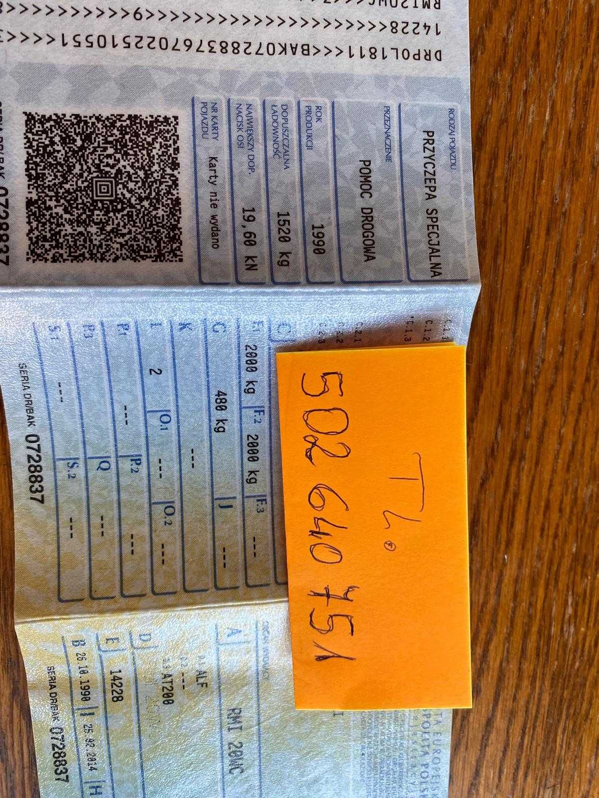 Laweta do przewozu pojazdów