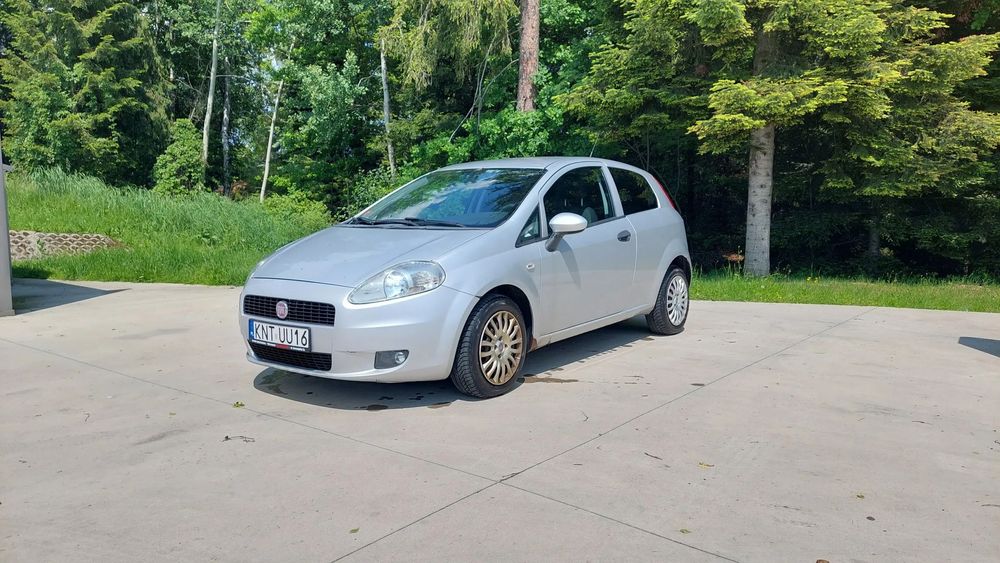 Fiat Grande Punto VAN  Fiat Grande Punto VAN 1.3 Multijet Srebrny