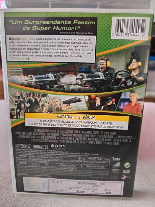 Dvd green hornet