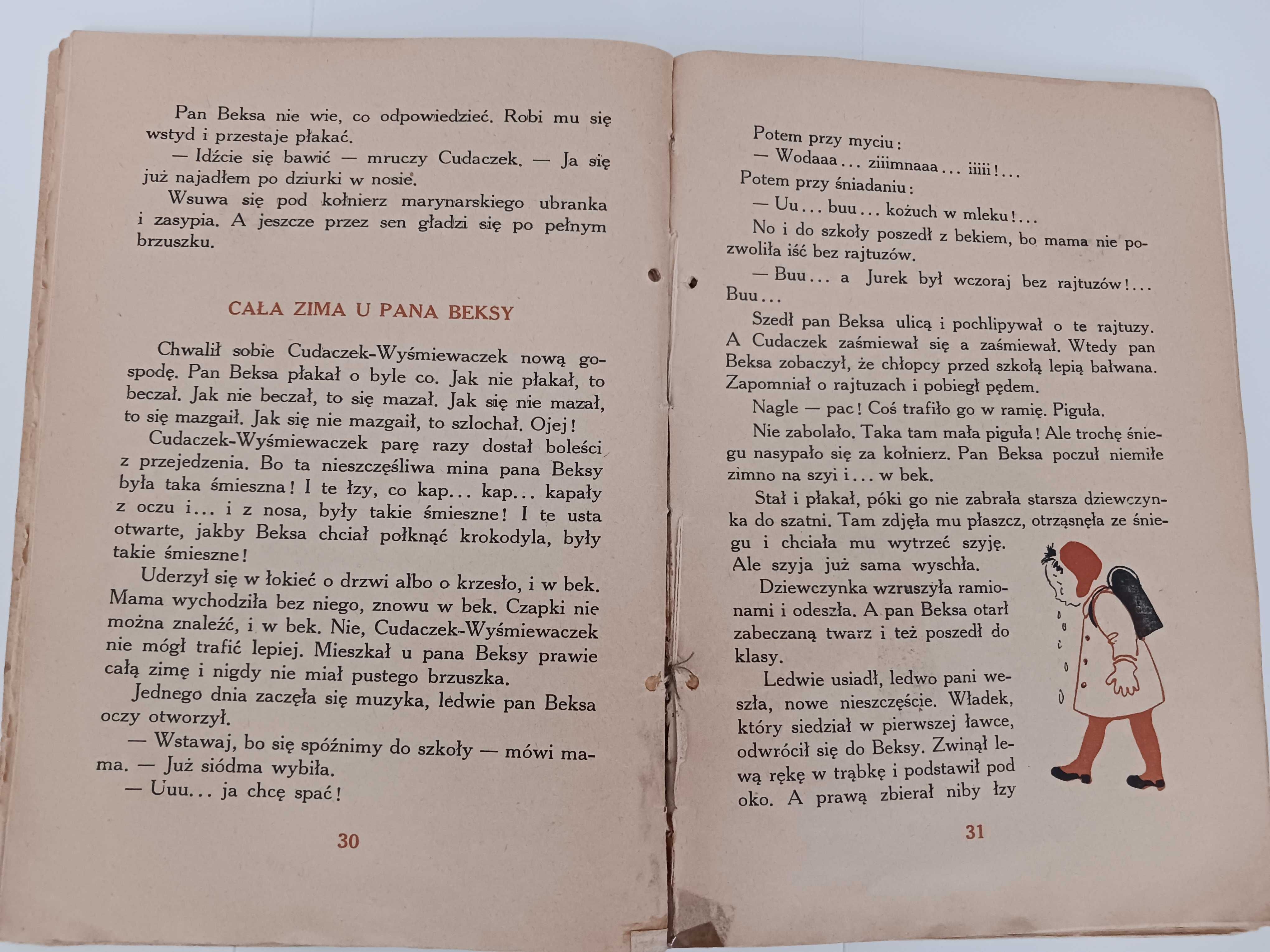 Książka "Cudaczek Wyśmiewaczek" z 1957 roku