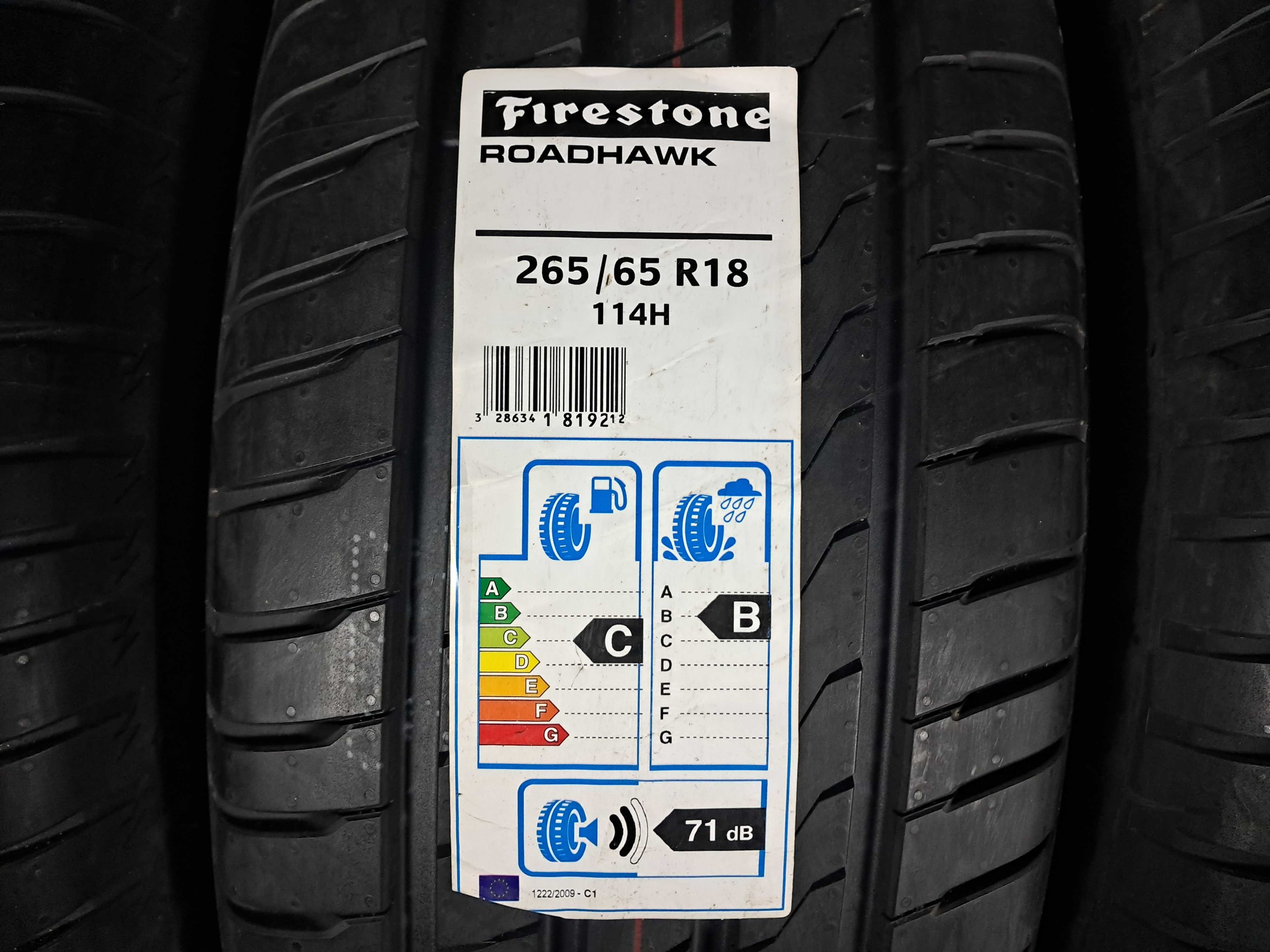 Резина літня, нова, Firestone Roadhawk 265\65 R18