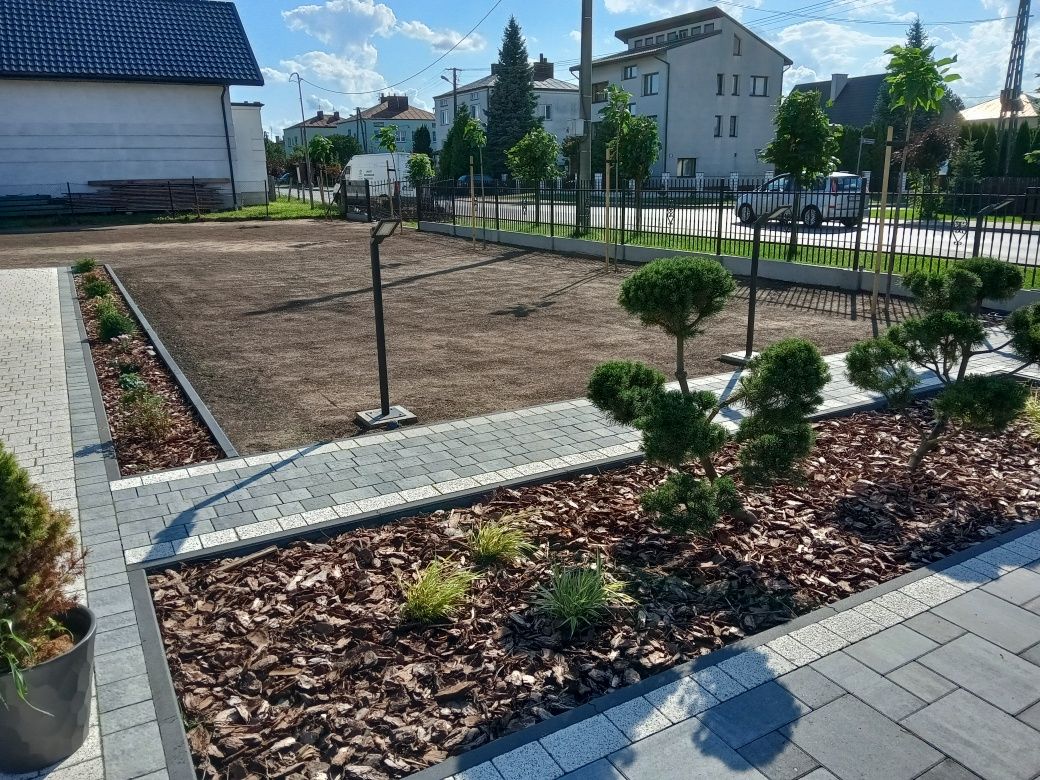 Aeracja. Posypywarka Eco Lawn 250. Wertykulacja. Usługi ogrodnicze.