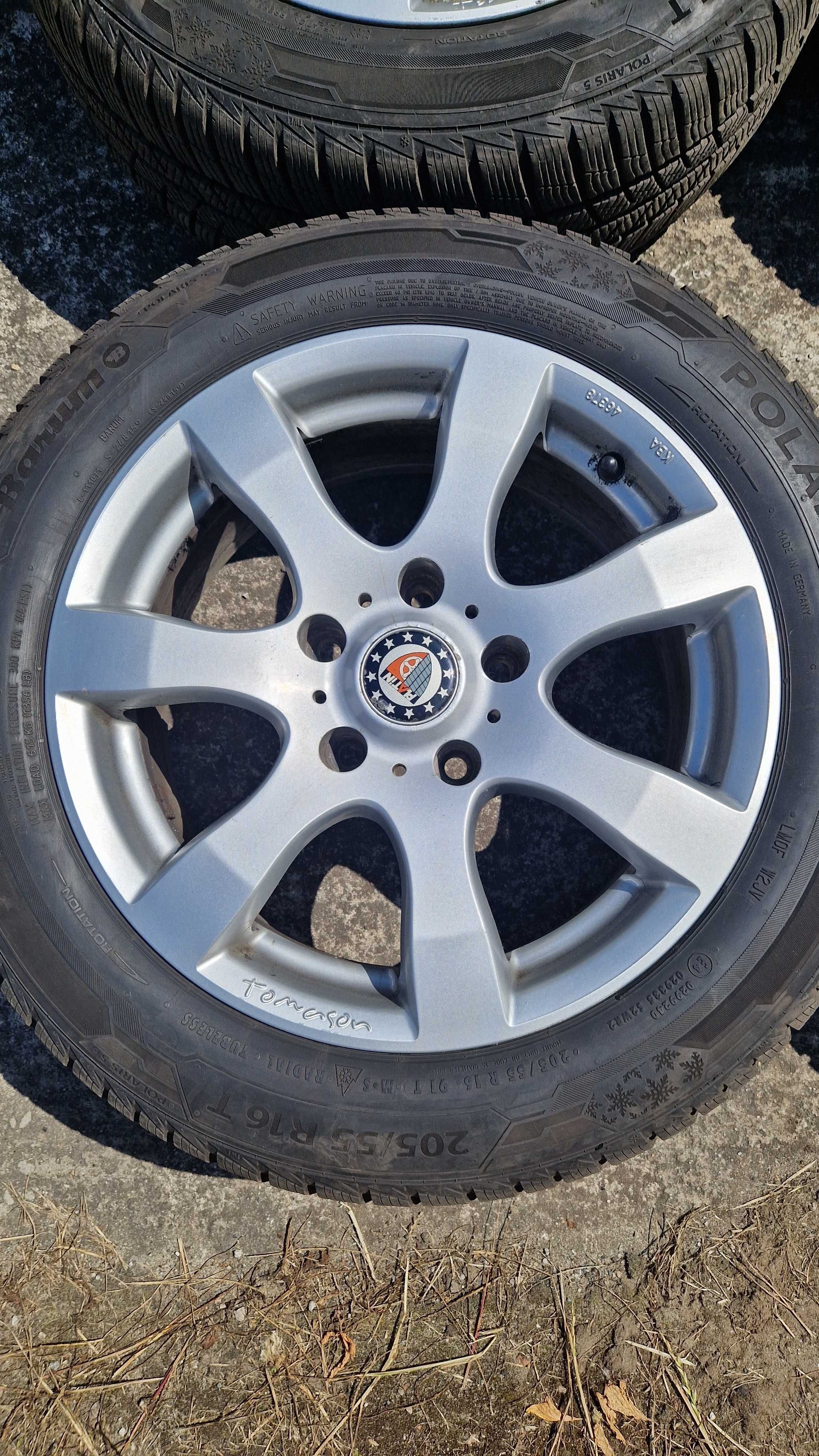 Koła zimowe BMW 3 III E46 E90 5X120  Barum Polaris 5 205/55/R16