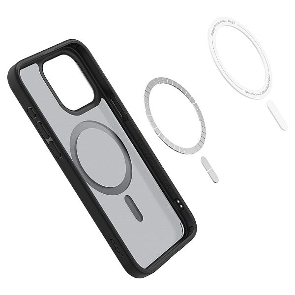 Spigen Ultra Hybrid Mag Magsafe Iphone 15 Pro Frost Black