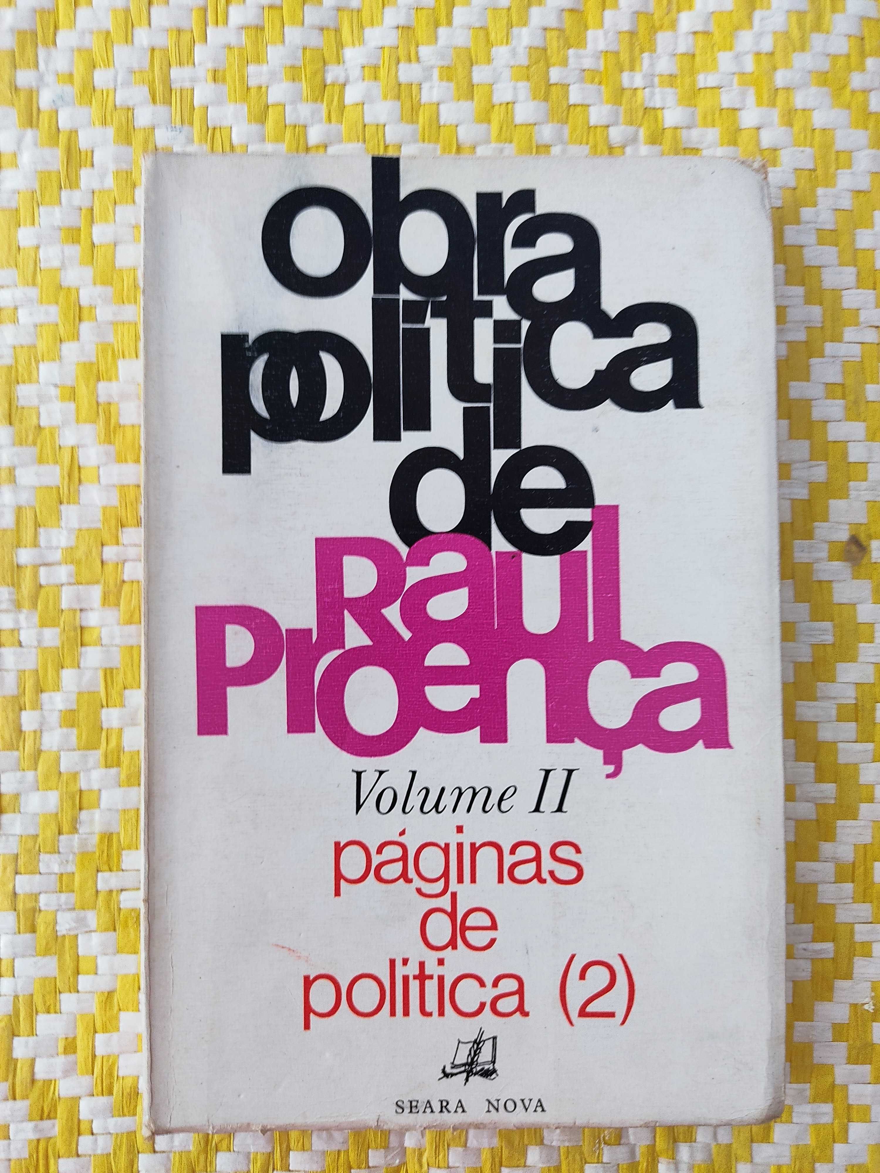 Obra Política de Raul Proença