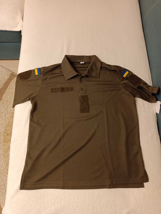 Нова футболка поло Coolmax в кольорі "олива", розмір L, зріст R