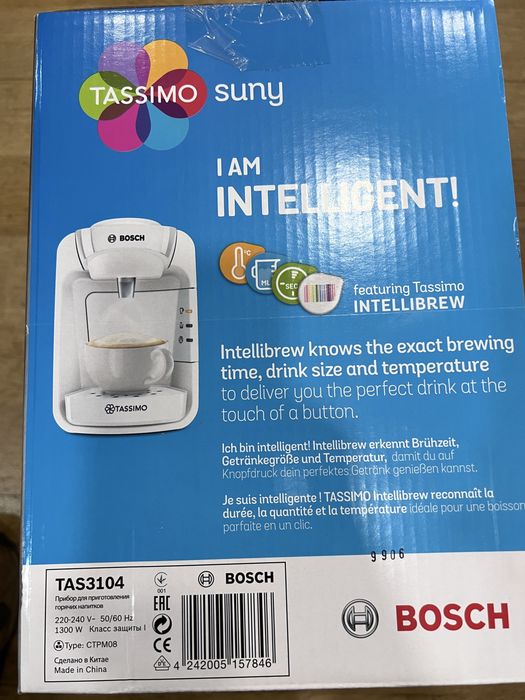 Máquina Café Bosch Cafeteira Cápsulas Tassimo - NOVO