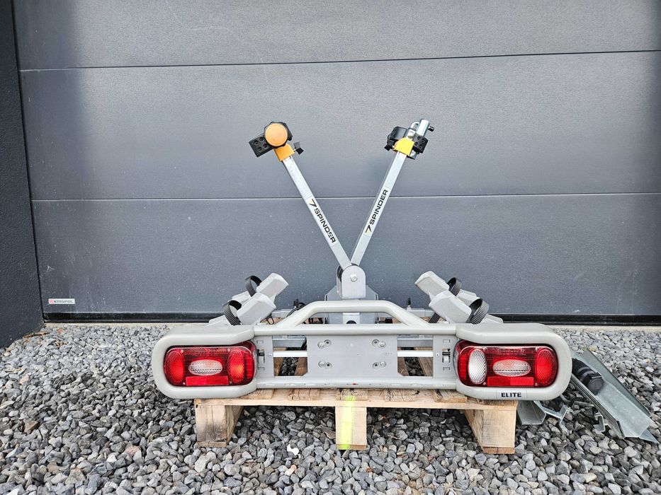 Bagażnik na 2 rowery.  Obciążenie 70 kg. Na rowery elektryczne.