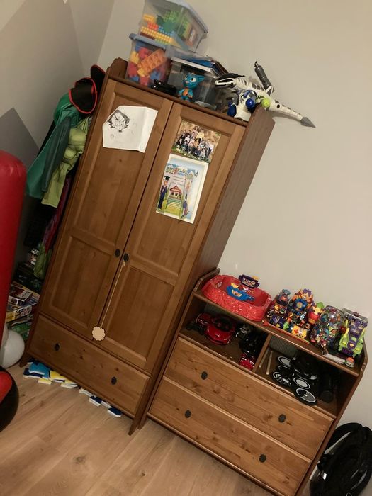 Meble dziecięce ikea brązowe