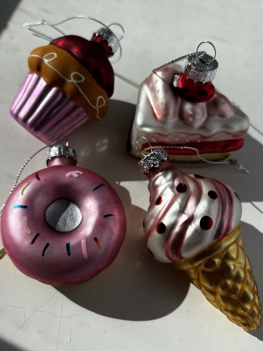 Подарунковий набір скляних ялинкових іграшок прикрас Lidl