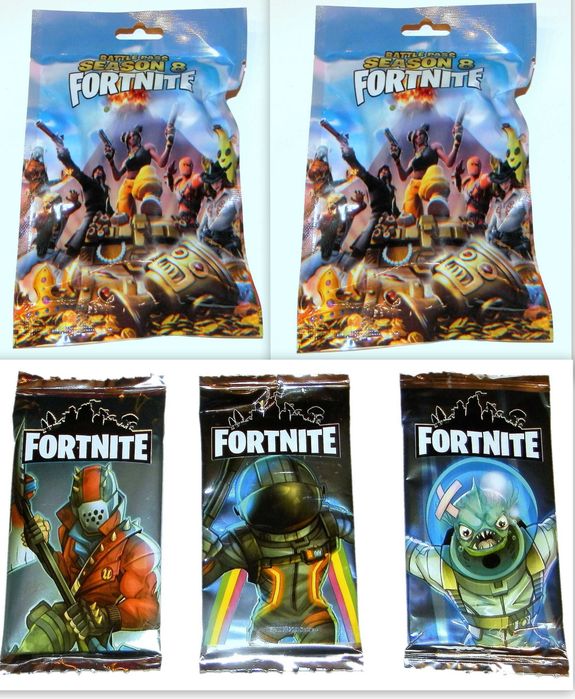 SALE Zestaw Fortnite figurki i karty z sezonu 8