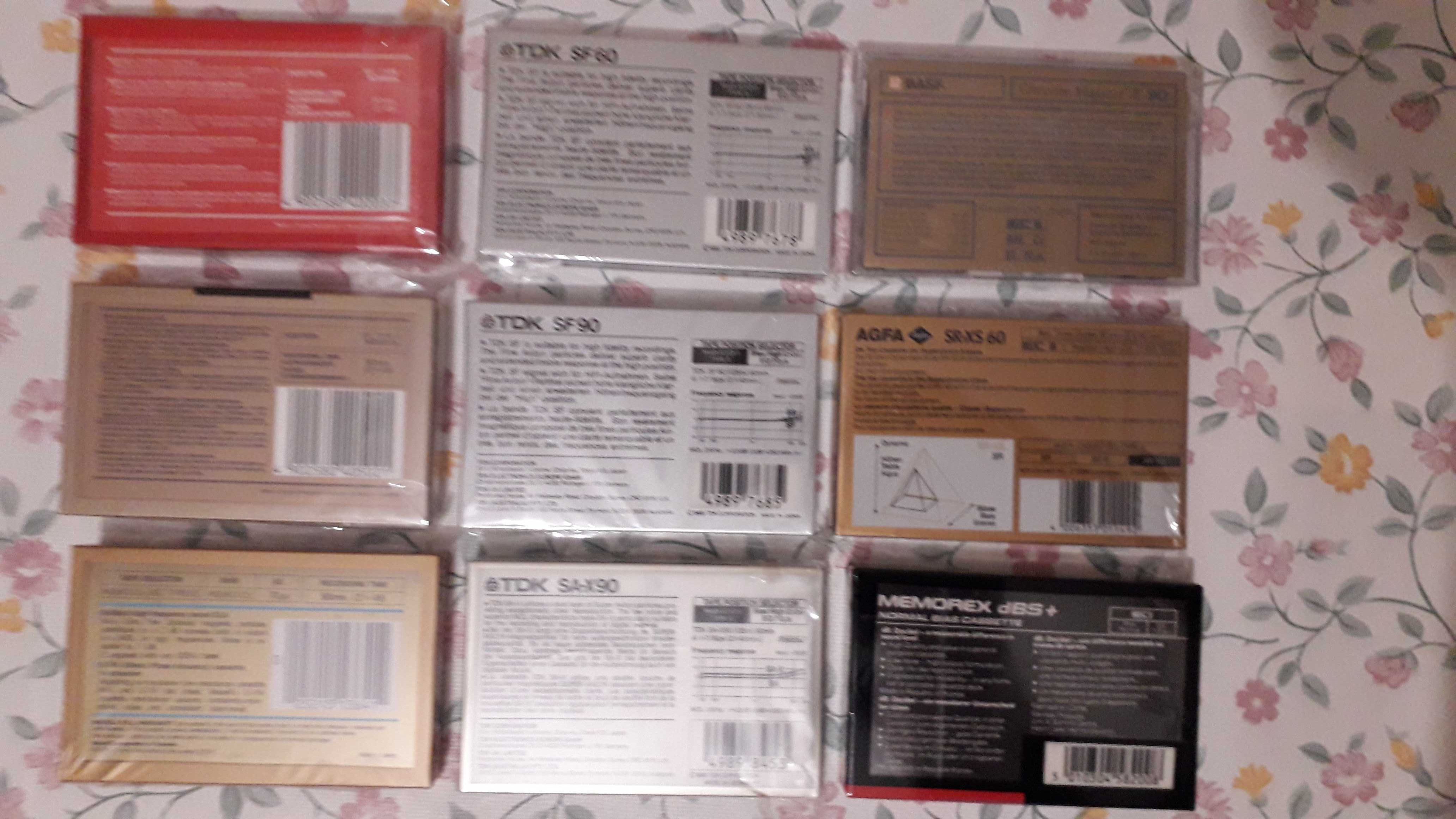 Cassetes Novas, Seladas! Ideais para colecionar. TDK, MAXELL, outros